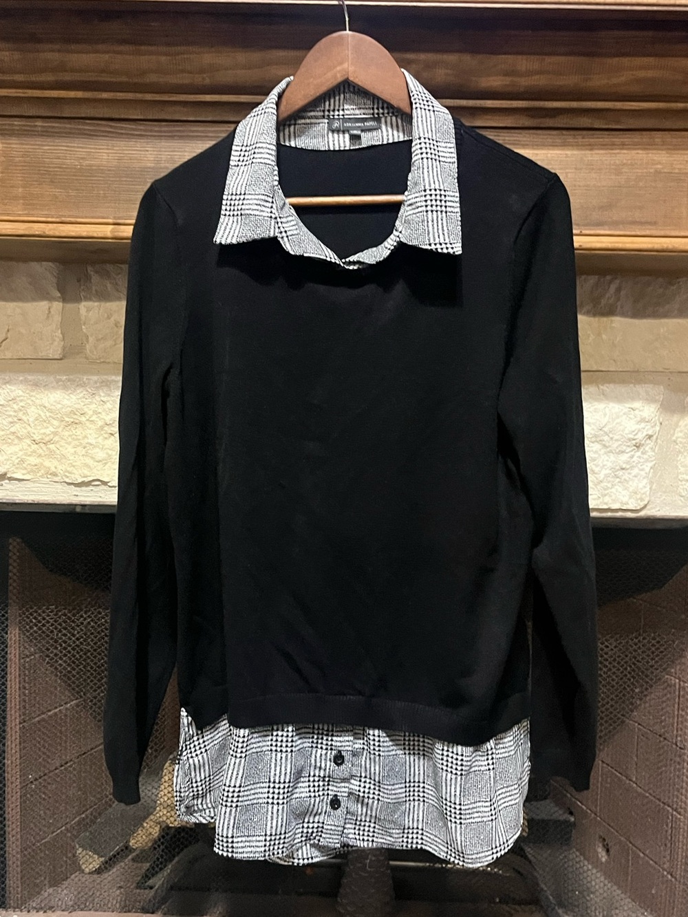 Adrianna Papell Layered Look Sweater Size XL